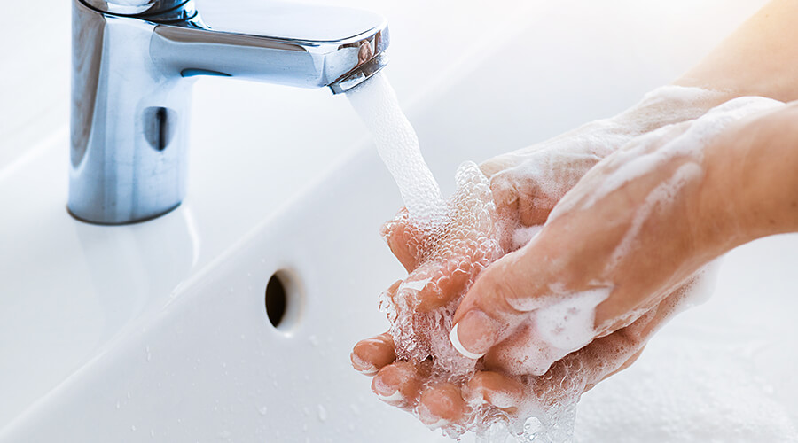 Woman Washing Hands