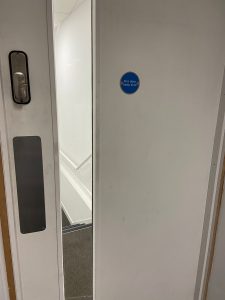 door after cleaning